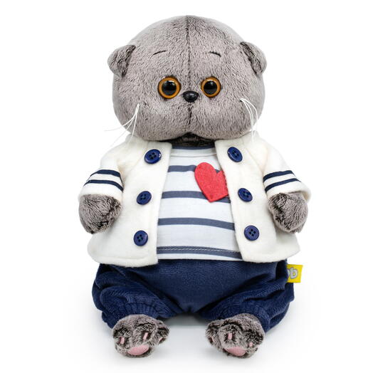 BB-131 Игрушка Кот Басик baby в морском комплекте