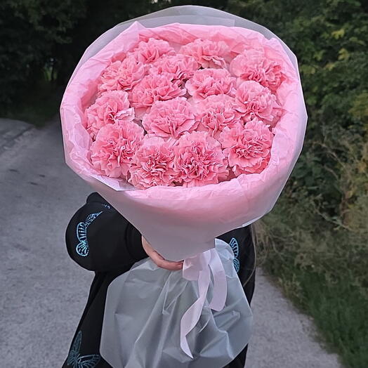 Букет из нежных диантусов