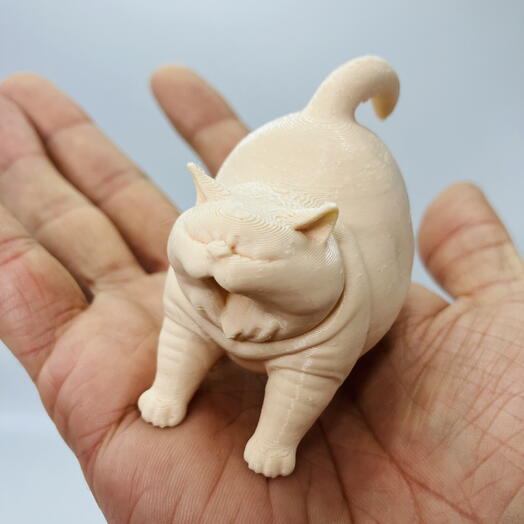 Кот Зевун Котозилла Бежевый