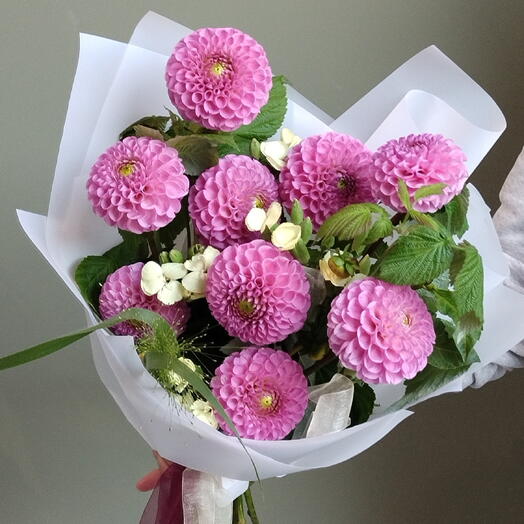 Букет с Далиями 🌸