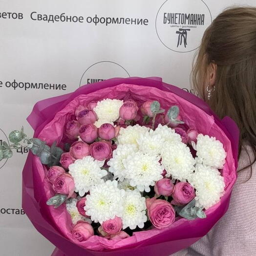 Букет фуксия