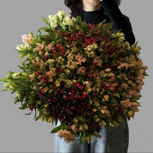 101 альстромерия под ленту🌺🎀