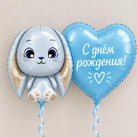 Зайчик с сердцем 💙