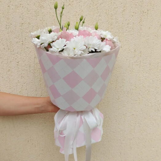 Букет с хризантемами 💐
