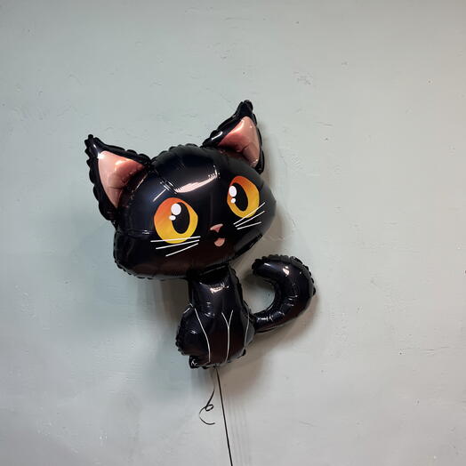 Шар фигура черный кот