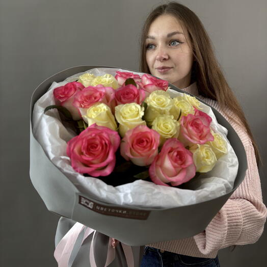 Букет «Дуэт нежности» из Аваланж и Джумилии