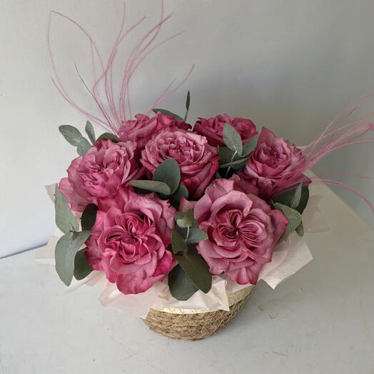 Корзиночка с розочками любви 🌷
