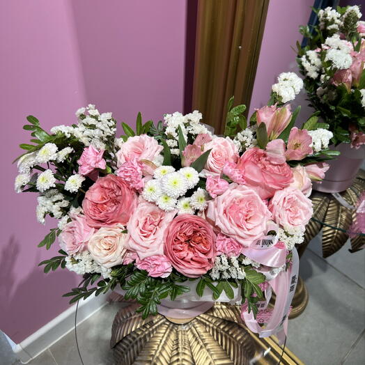 Композиция «Розовый ажур»