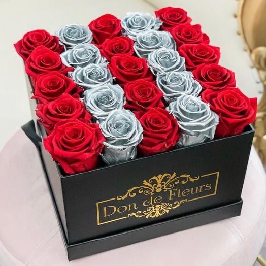 Roses in box 25 PCs