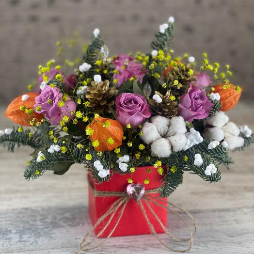 Flowers in a box