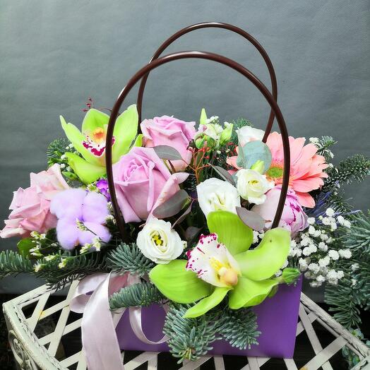 Flowers in a box