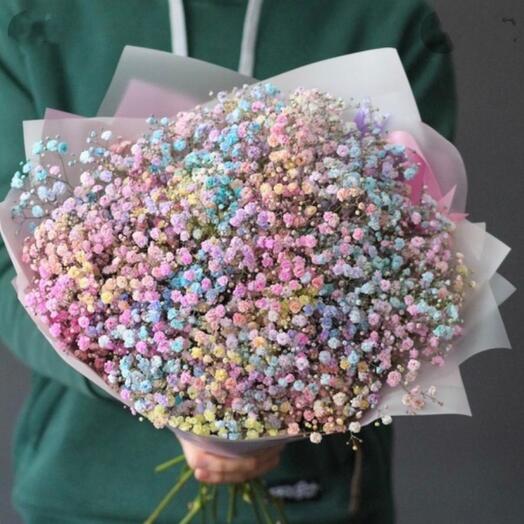 Ramo con gypsophila