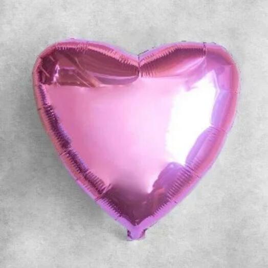 Ball foil heart 18 inches