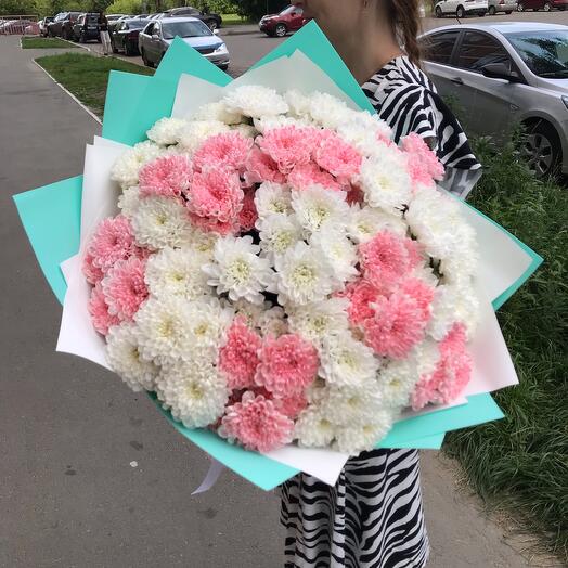 Букет из хризантем