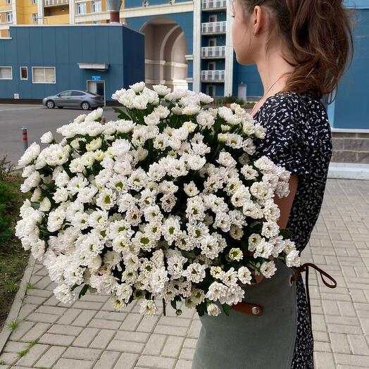 Букет белых Сантини