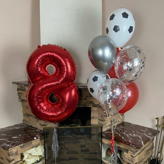 Globos de Cumpleaños, 8 piezas
