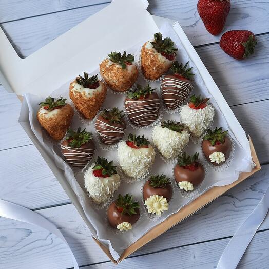 Chocolate-covered strawberries "Paradise" 😍
