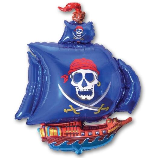Balloon Pirate ship with helium