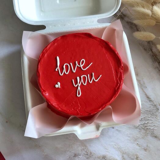Бенто торт «Love you»