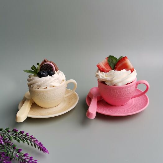 Mini cake in a chocolate cup /bento cake /gift