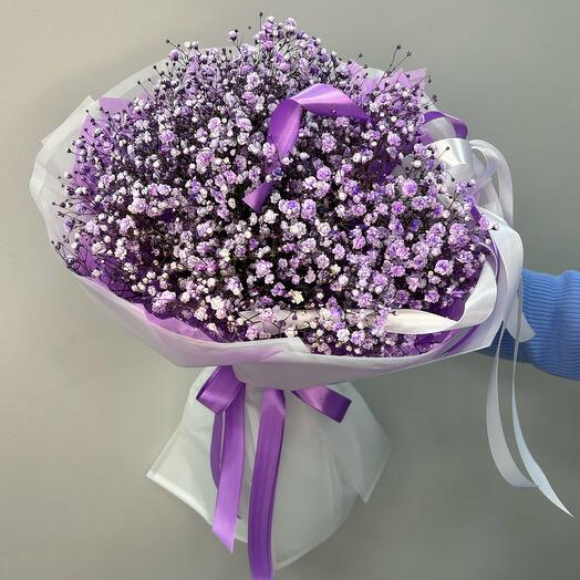 Шарик из гипсофилы💜