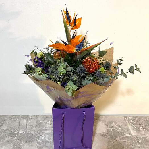 Birds of Paradise Hand-Tied Bouquet