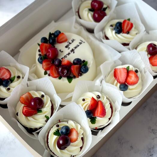 Bento con cupcakes