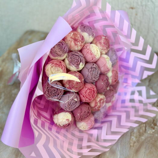 Шоколадные пионы