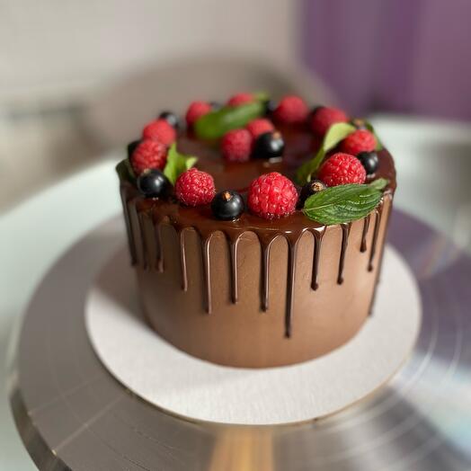 Pastel de Chocolate-cereza (sin gluten / azúcar / vegano) 1.2 kg