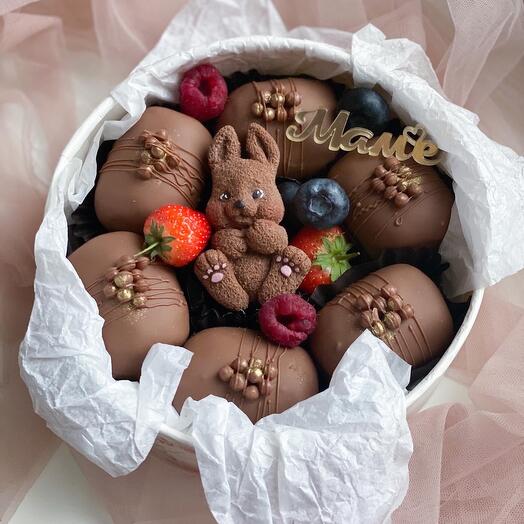 Пирожное картошка с ЗАЙКОЙ