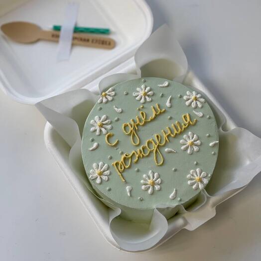 Pastel Bento "Feliz cumpleaños" (el relleno puede variar)