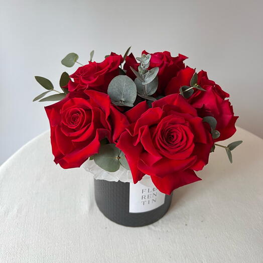 Vörös rózsa doboz