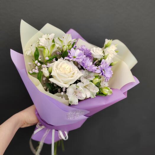 💜 Букет "Нежное сердце"