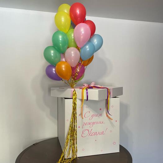 Коробка с мини-шариками