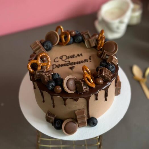 Шоколадный торт на 1 кг