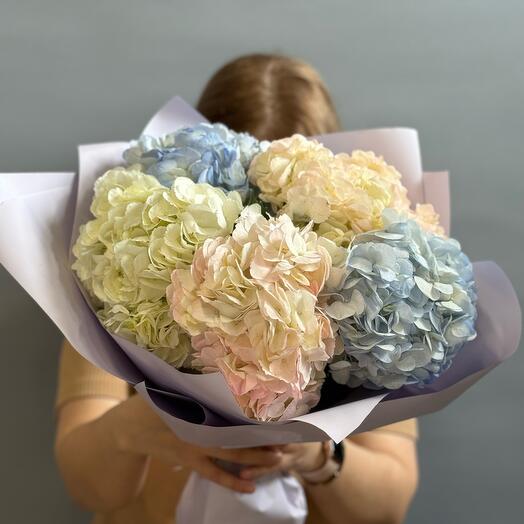 Ramo de 5 hortensias