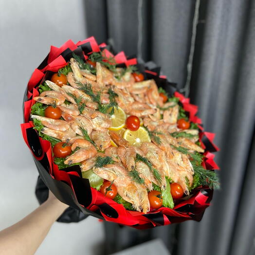 Съедобный букет Креветосы