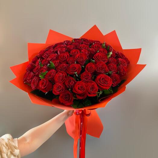 Классика красные розы