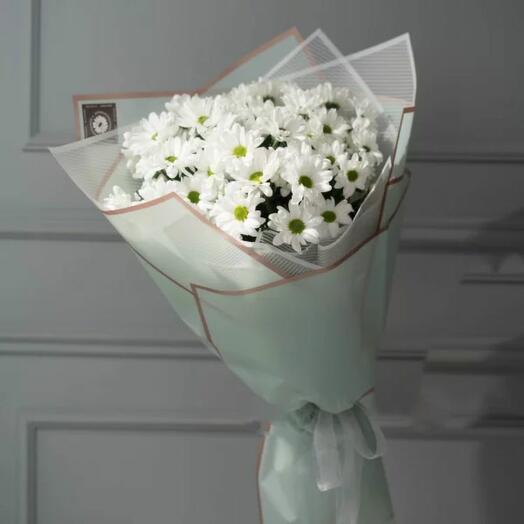 Букет из 11 хризантем от Оранж Алматы