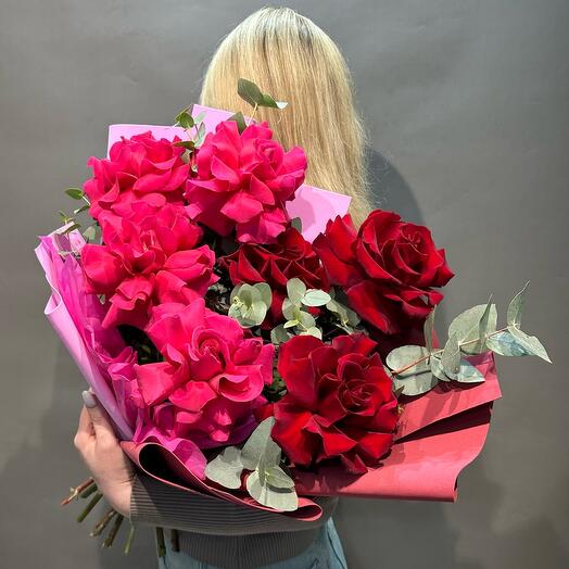 Букет 🌹ХИТ🌹 "Лотарингия" (французская роза)