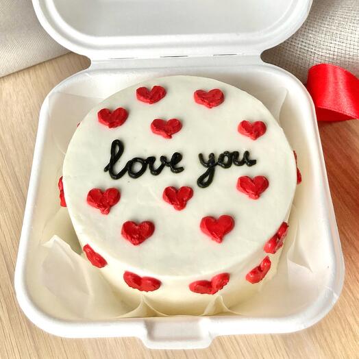 Бенто-торт "love you"
