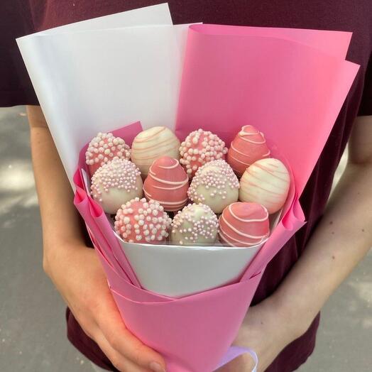 Букет из клубники в шоколаде «Нежность»