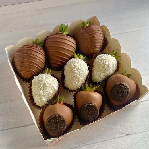 Fresas cubiertas de chocolate Ogeo