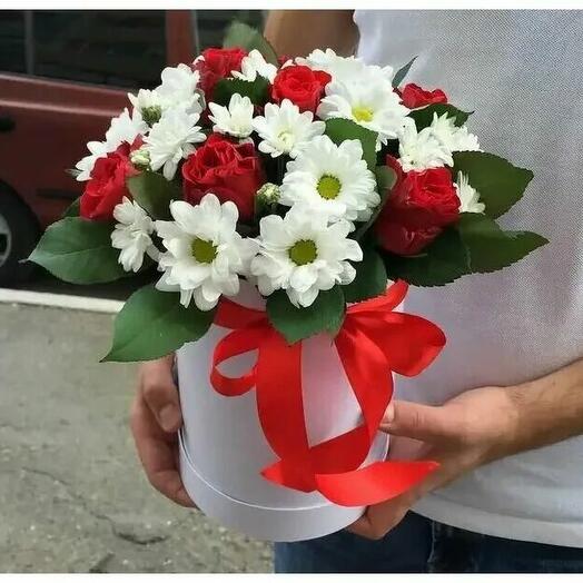 Цветы в коробке🌹
