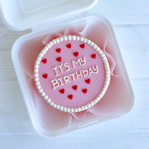Bento cake pink