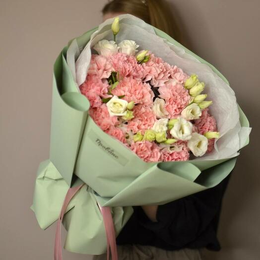 Ramo de Dianthus y eustomus