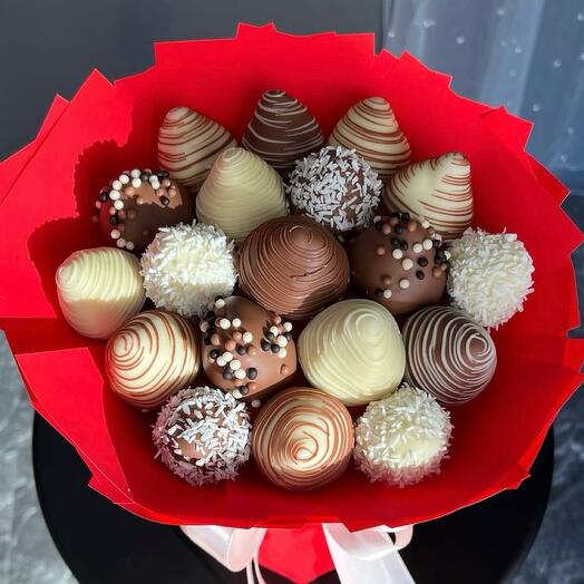 🍓Букет из клубники в шоколаде 🍓