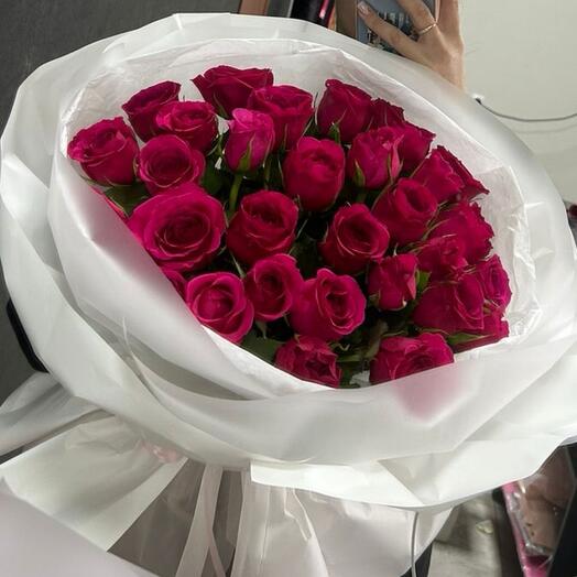 31 rosas en blanco