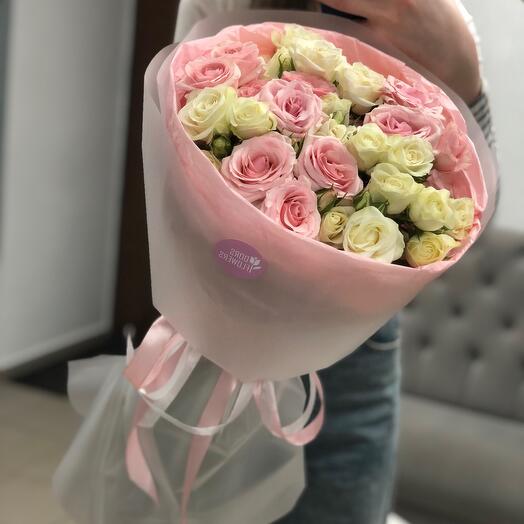 9 кустовых роз 🥰