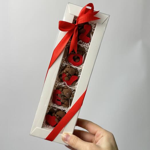 👌🏻handmade👌🏻Belgian chocolate Love, milk